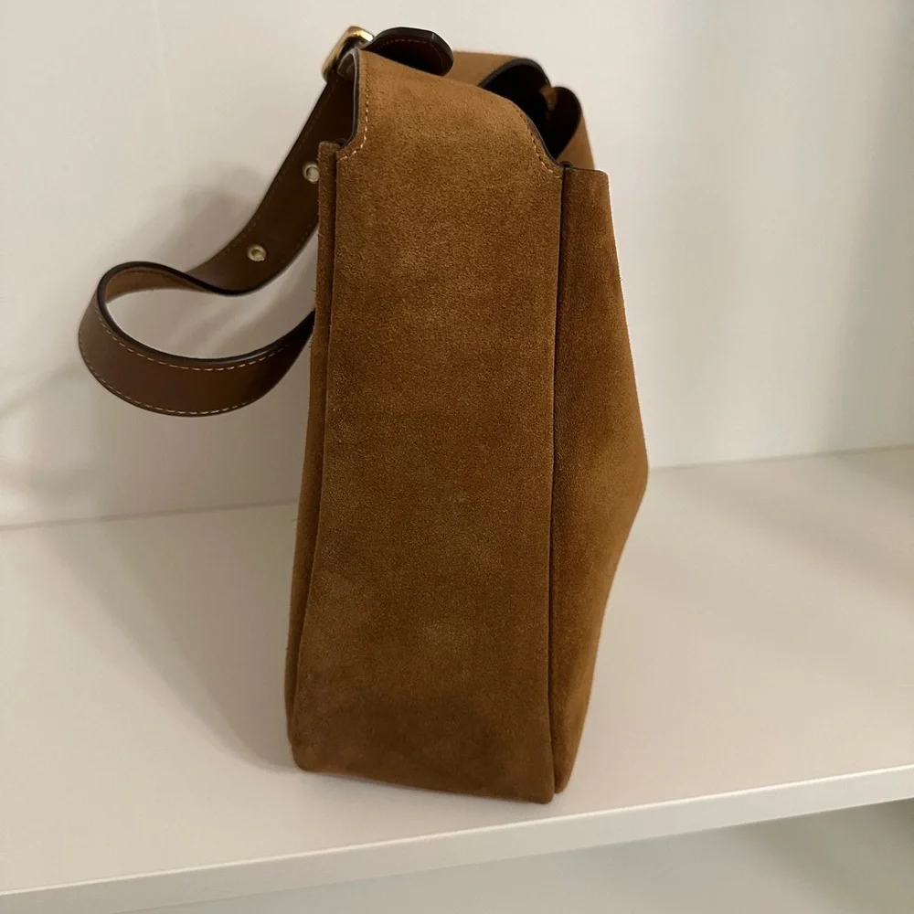 Coach Hadley Convertible Crossbody Bag In Suede - Picture 6 of 8
